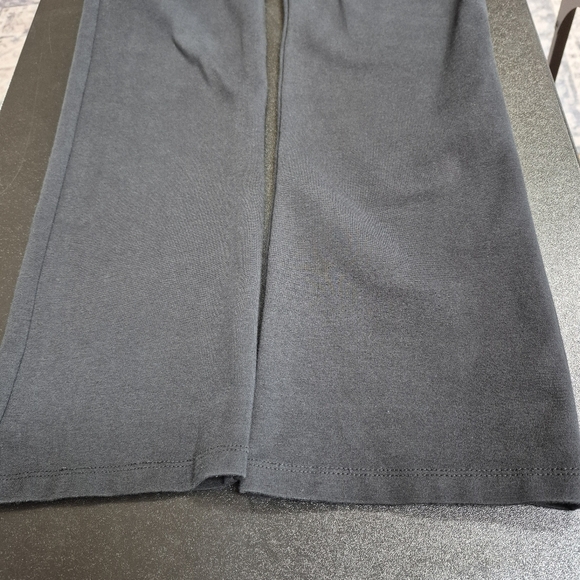 Theory Womens Black Stretch Cotton Straight Leg Trouser Pant w/ Pockets- Size 10 - Picture 16 of 16